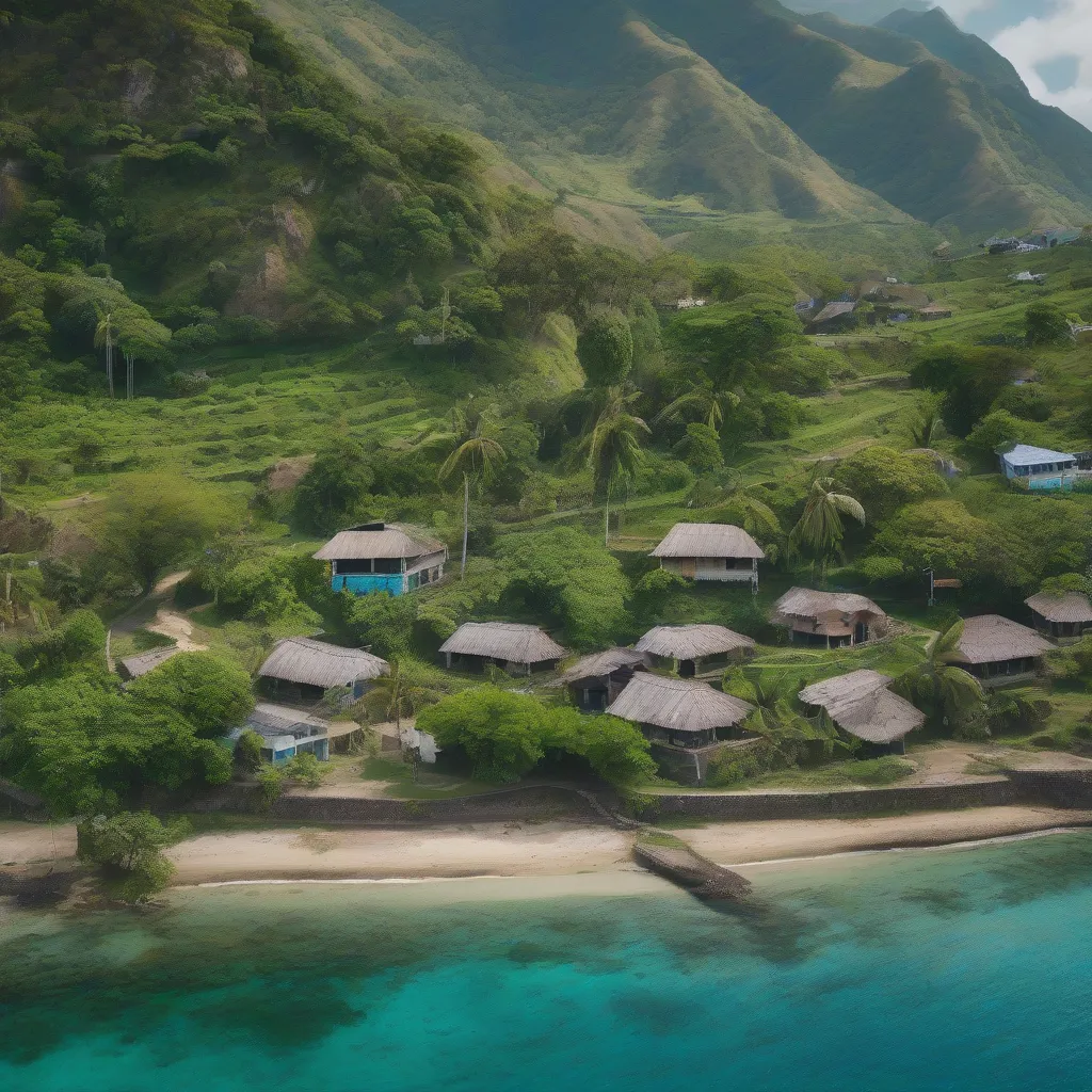 Scenic view of Timor-Leste's landscape